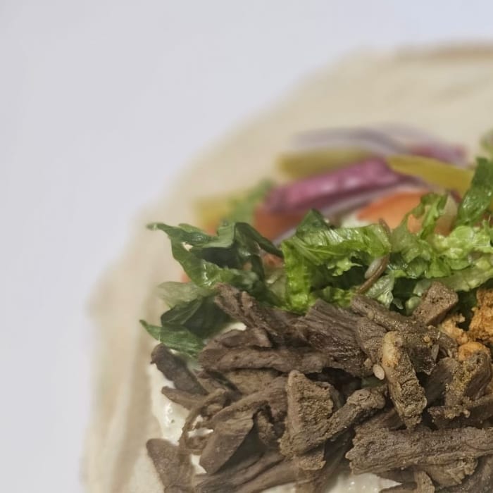 Meat Shawarma Sandwich.