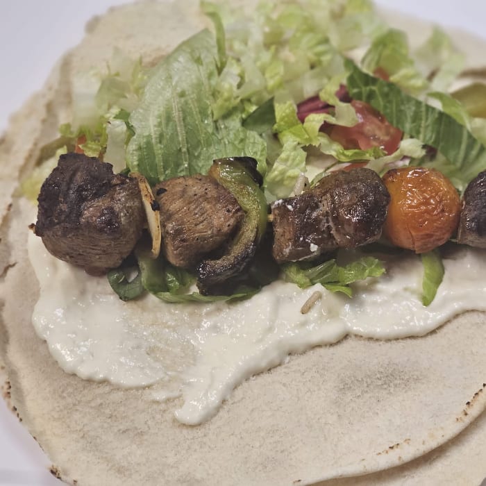 Shish Kabab Sandwich.