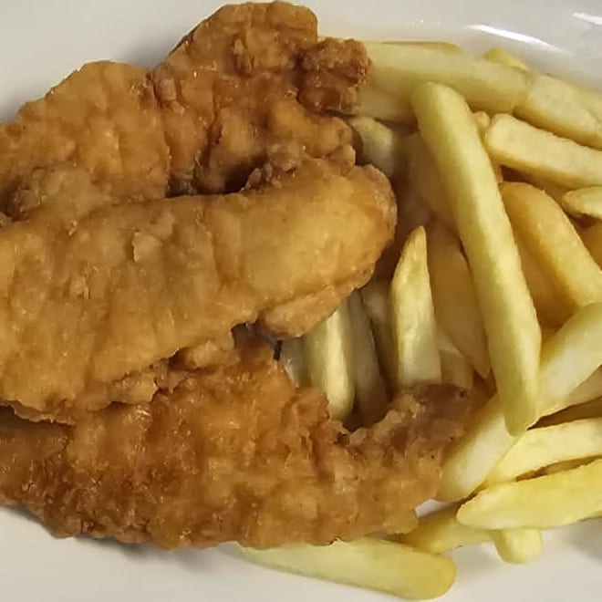 Kids Chicken Fingers.